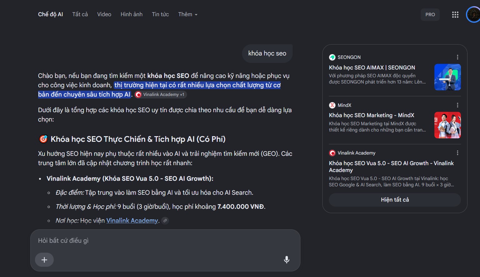 Google AI Mode